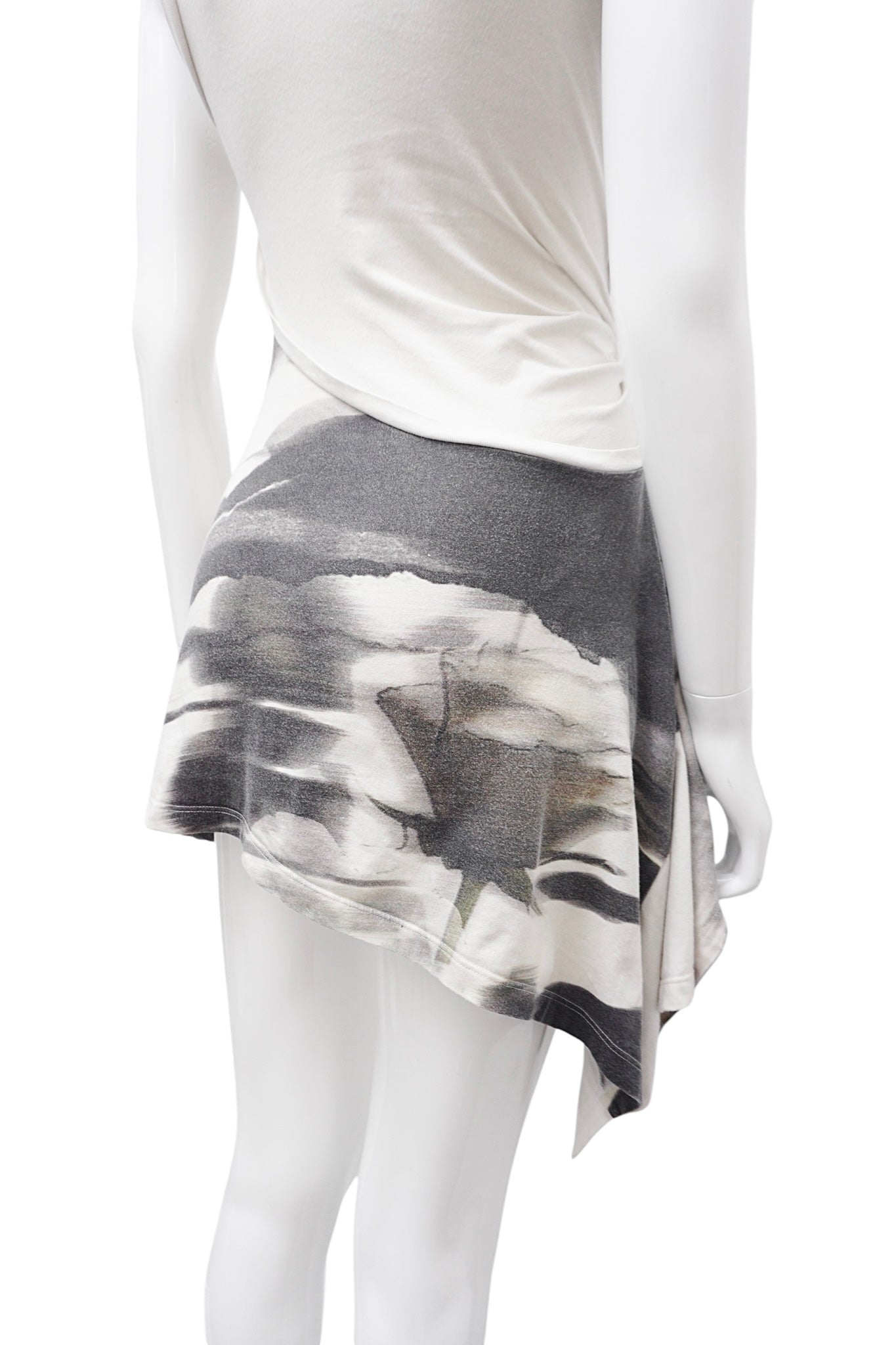 Alexander McQueen Tie-Die Knotted Tank Top