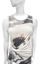 Alexander McQueen Tie-Die Knotted Tank Top
