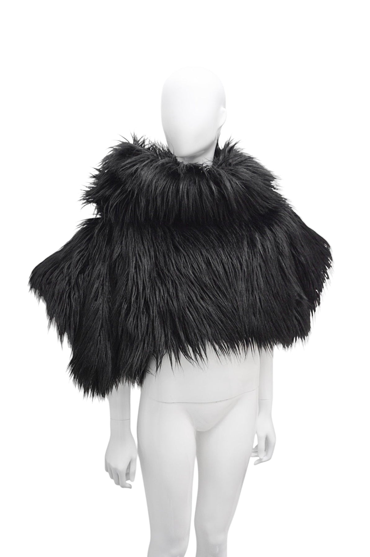 Comme Des Garçons Faux-Fur Cape