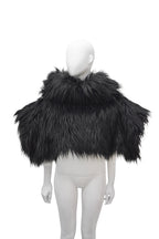 Comme Des Garçons Faux-Fur Cape
