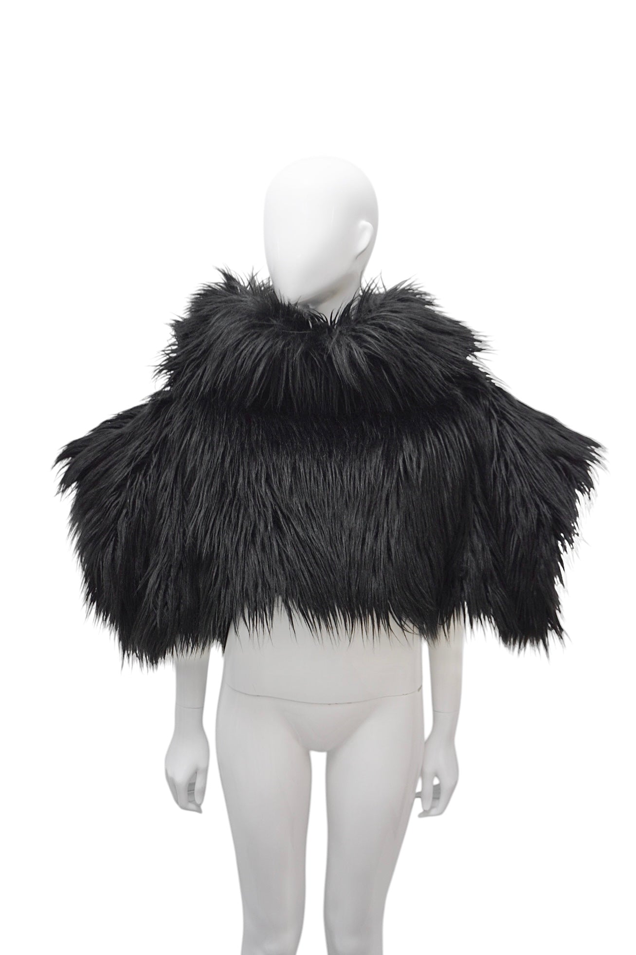 Comme Des Garçons Faux-Fur Cape