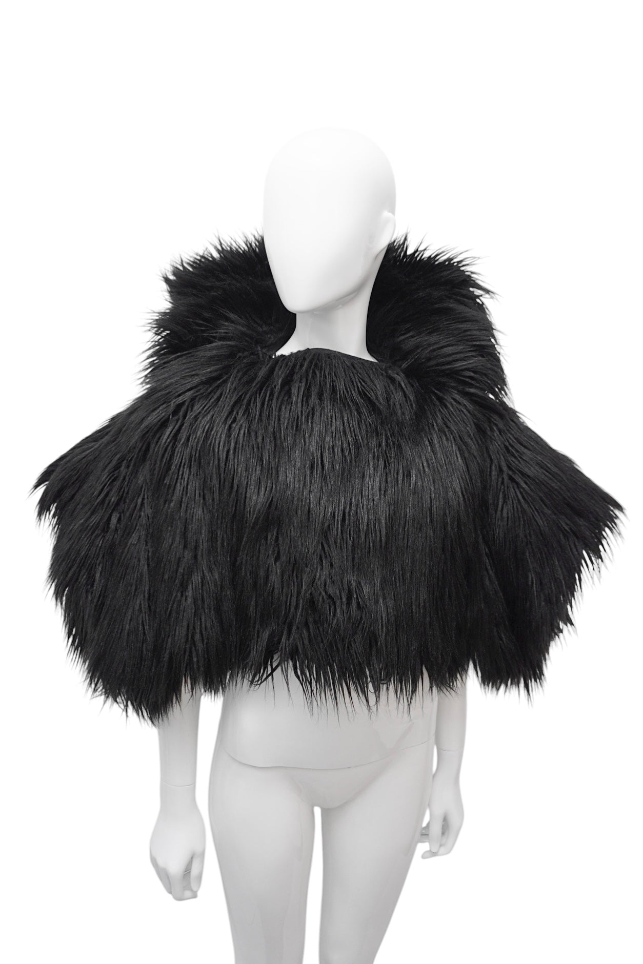 Comme Des Garçons Faux-Fur Cape