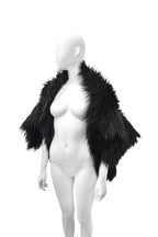 Comme Des Garçons Faux-Fur Cape