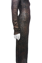 IBMH Textured Hooded Dress