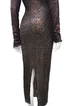 IBMH Textured Hooded Dress