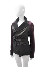 Haider Ackermann Leather Kimono Jacket