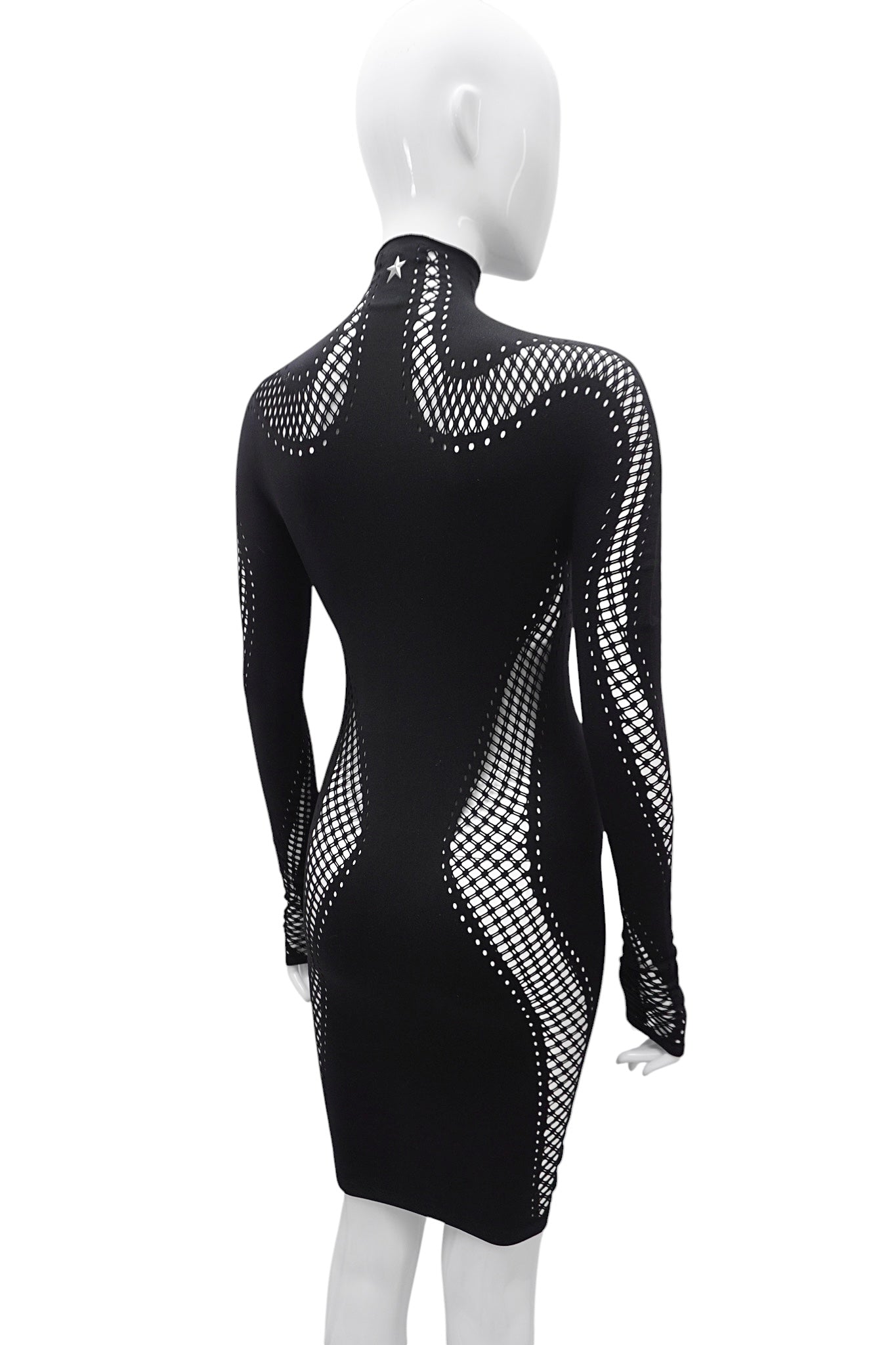 Mugler Long Sleeve Seamless Dress