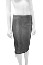 MM6 Maison Margiela Layered Midi Skirt