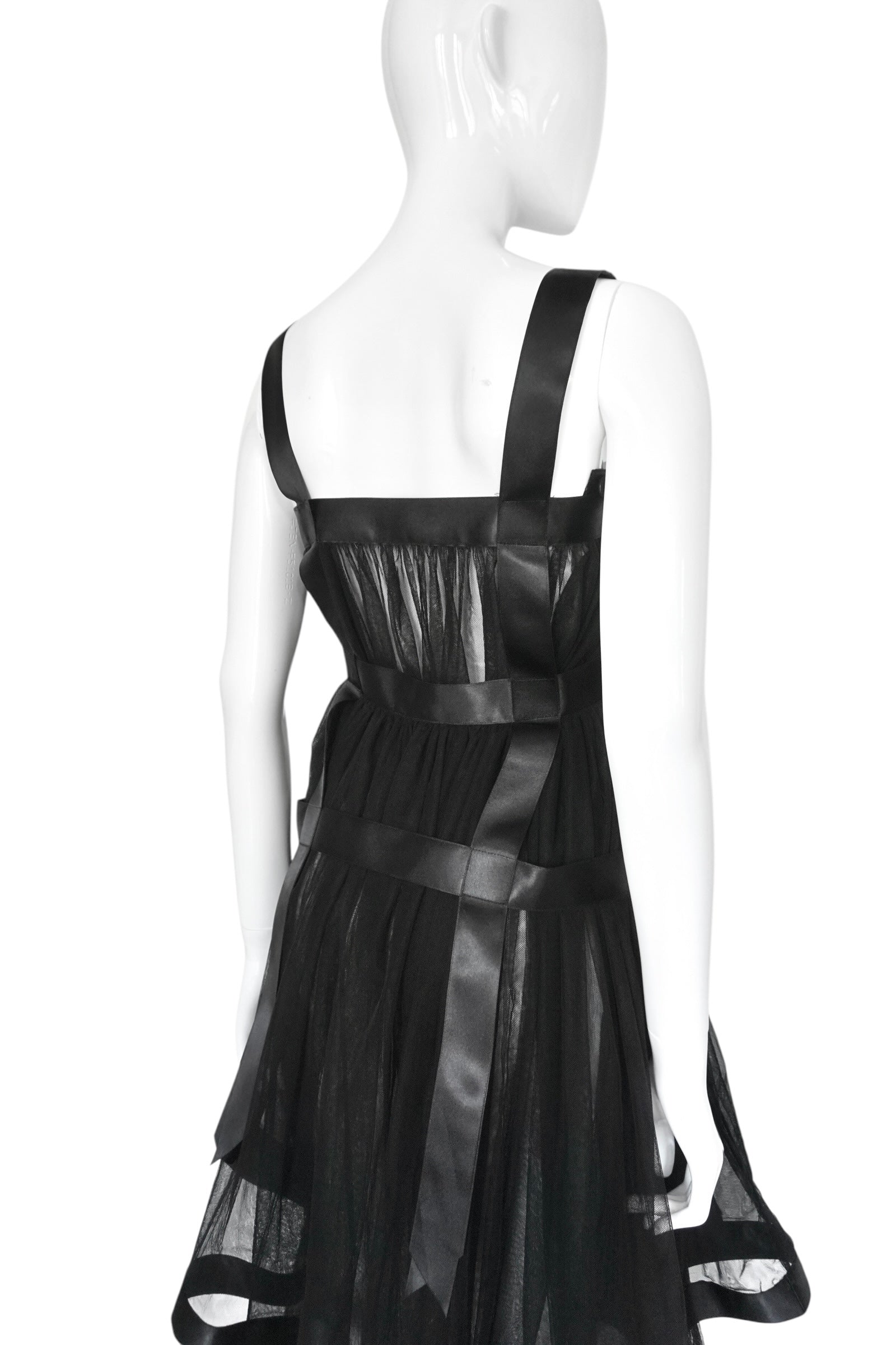 Noir Kei Ninomiya Harness Tulle Dress