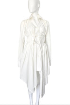 Marc Le Bihan High-Low Cotton Shirt