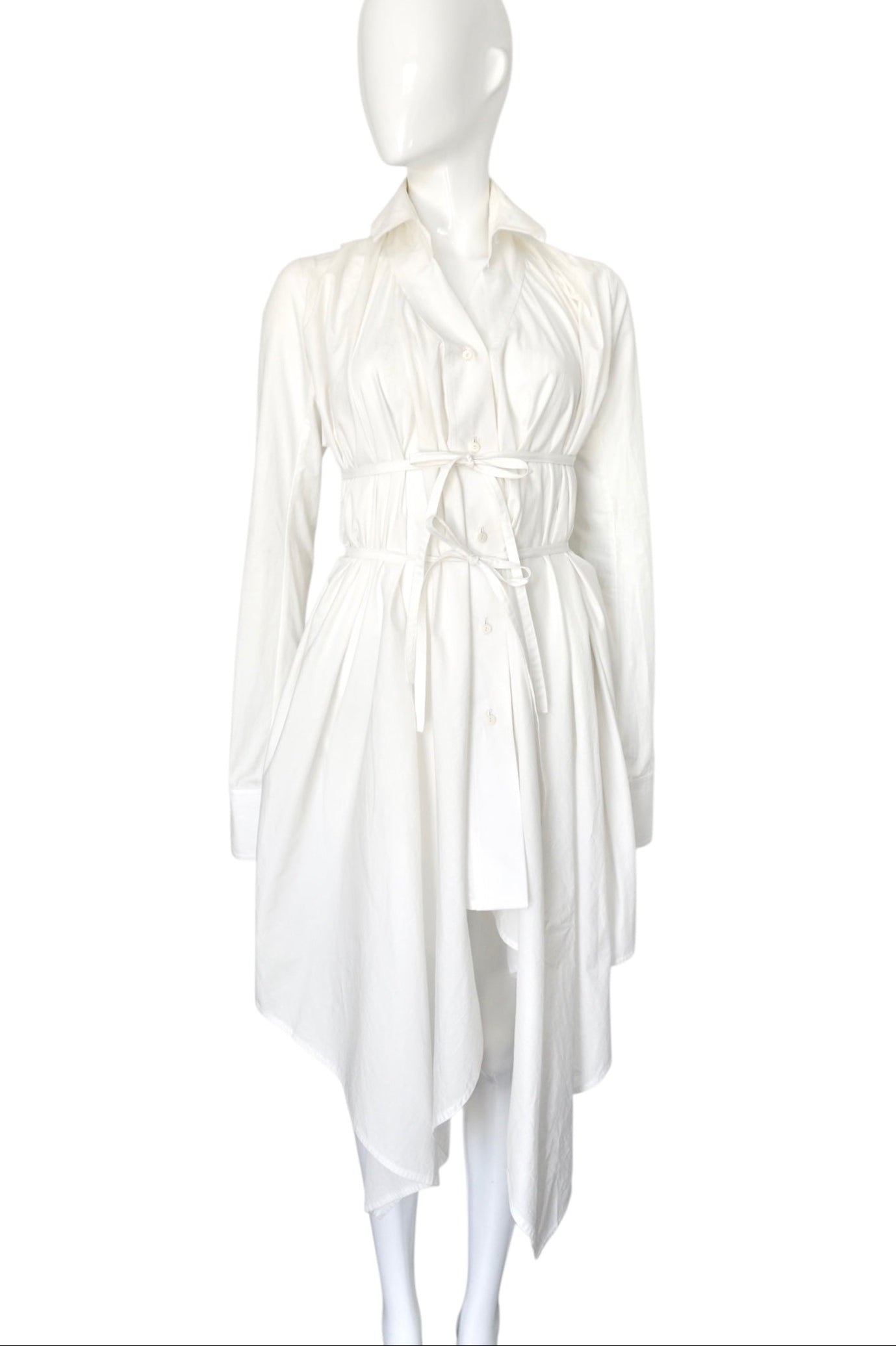 Marc Le Bihan High-Low Cotton Shirt