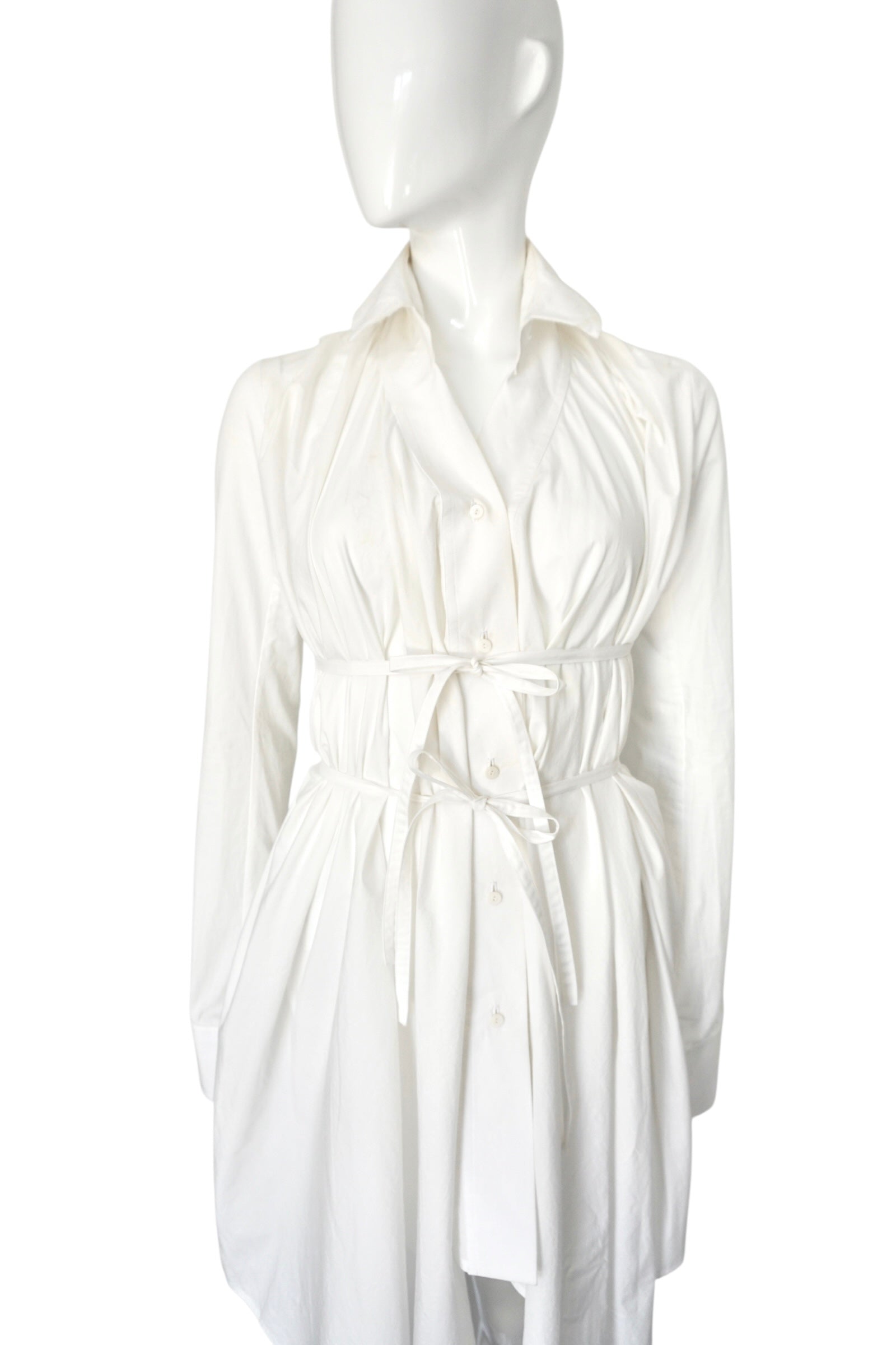 Marc Le Bihan High-Low Cotton Shirt