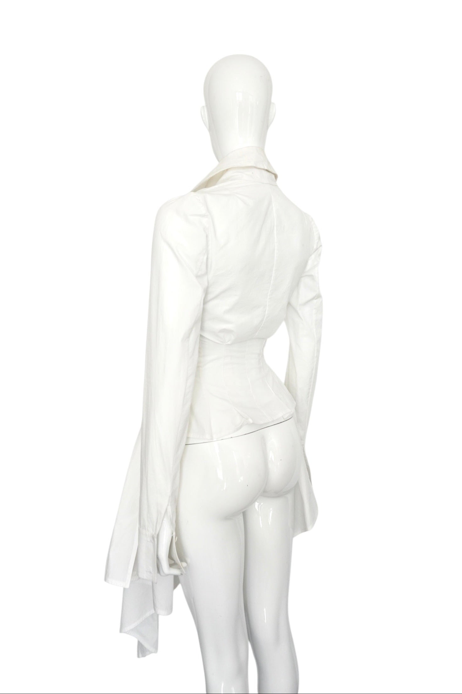 Marc Le Bihan High-Low Cotton Shirt