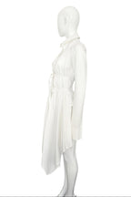 Marc Le Bihan High-Low Cotton Shirt