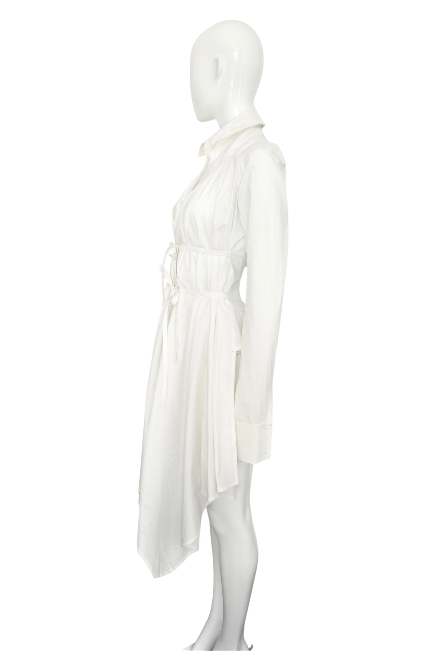 Marc Le Bihan High-Low Cotton Shirt