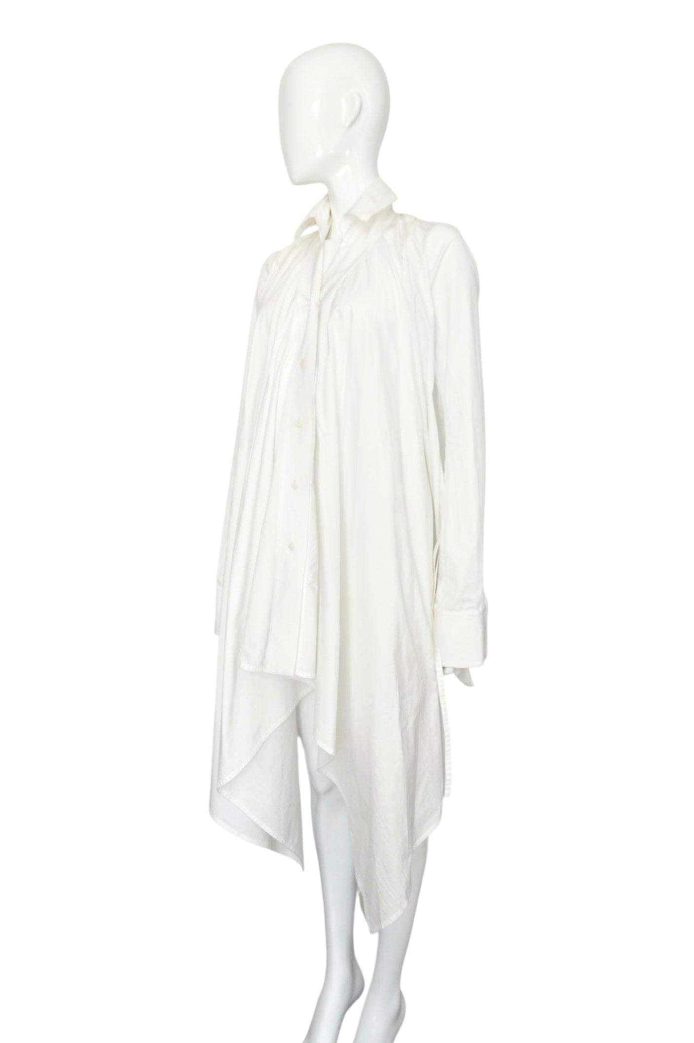 Marc Le Bihan High-Low Cotton Shirt