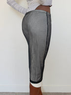 MM6 Maison Margiela Layered Midi Skirt
