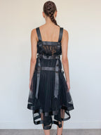 Noir Kei Ninomiya Harness Tulle Dress