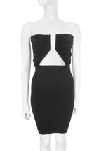 Rick Owens Jersey Prong Mini Dress