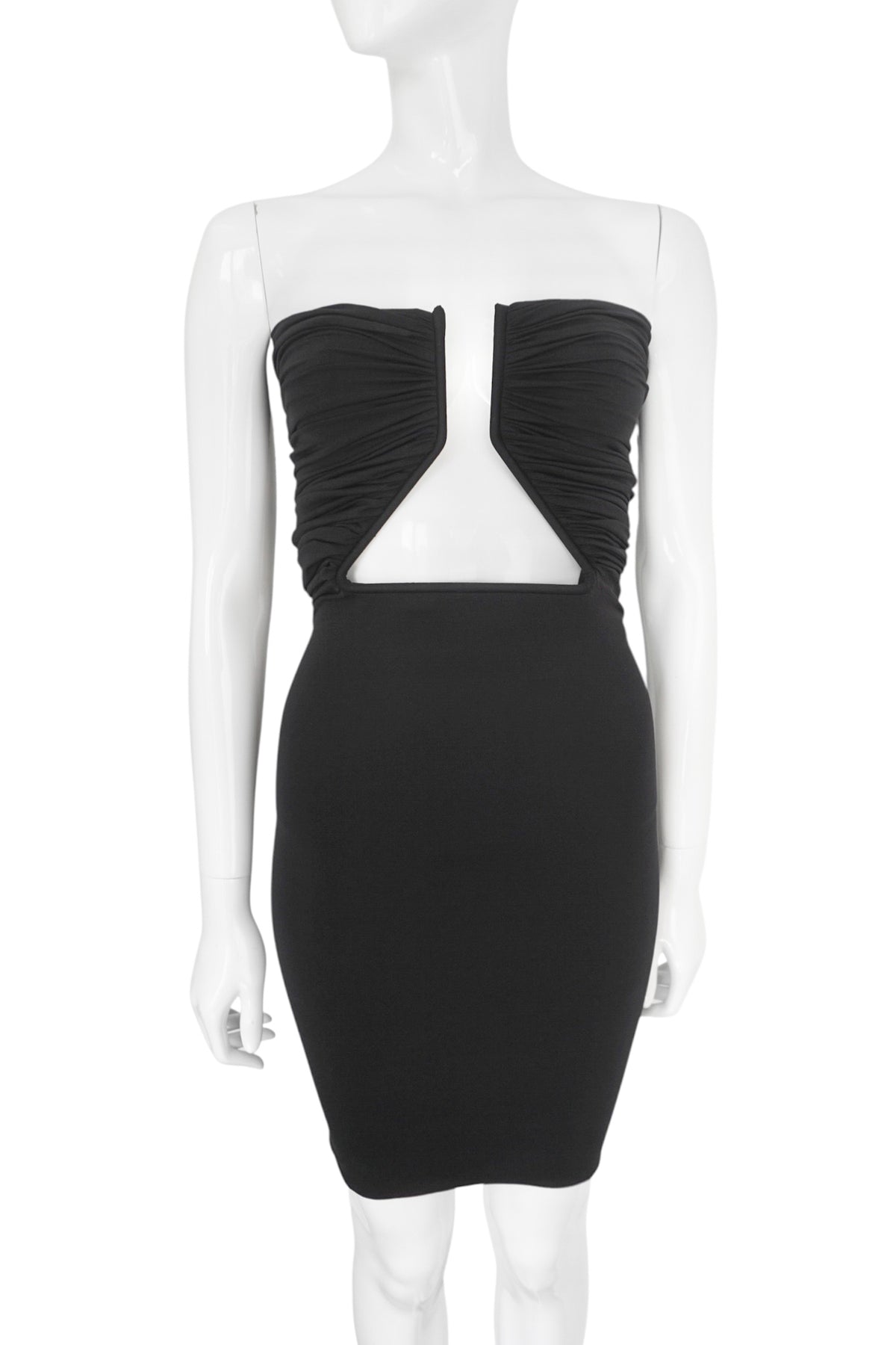 Rick Owens Jersey Prong Mini Dress