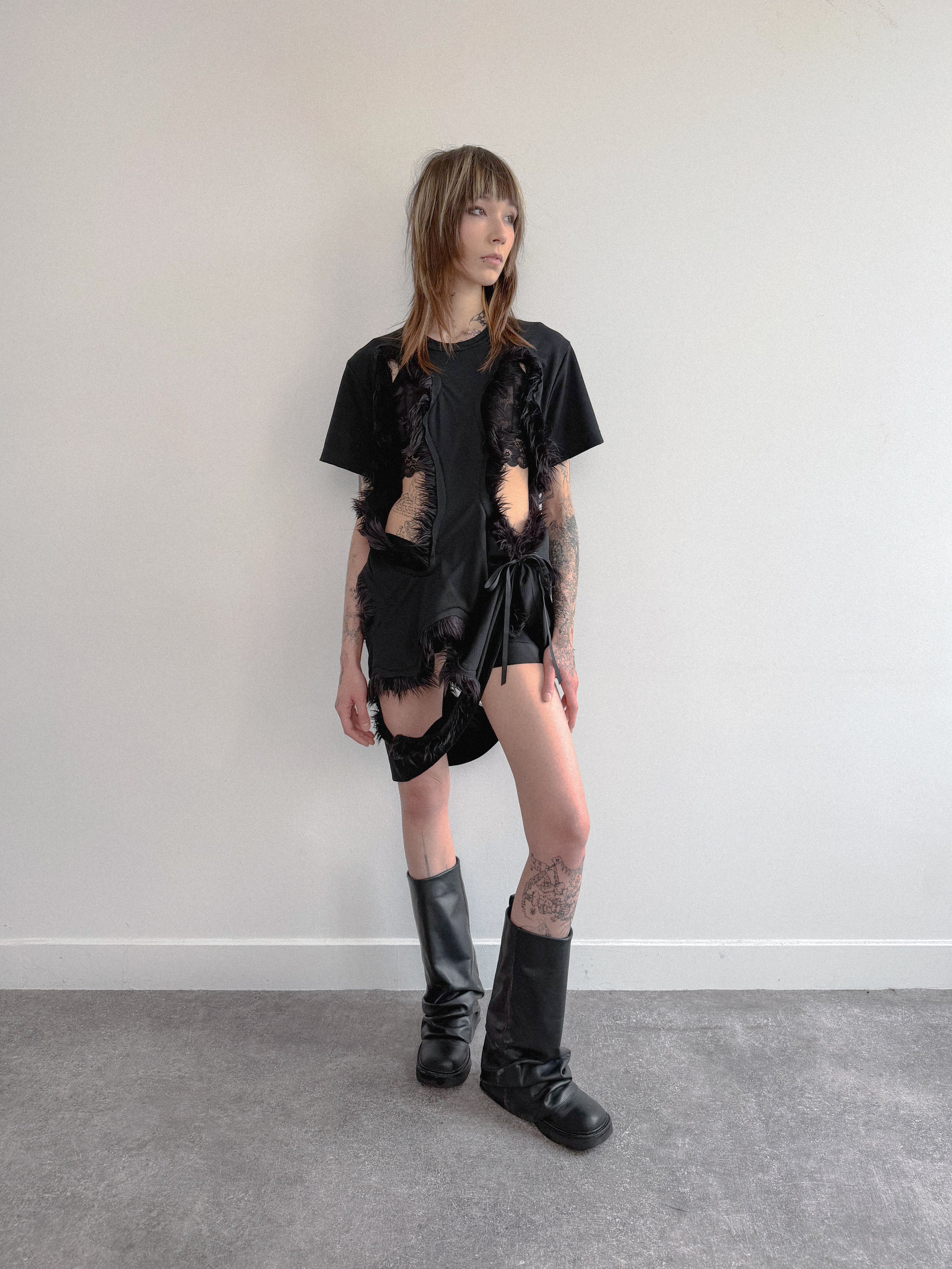 Comme Des Garçons Homme Plus Cut-Out Dress
