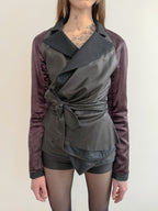 Haider Ackermann Leather Kimono Jacket