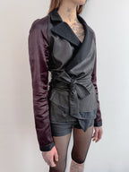 Haider Ackermann Leather Kimono Jacket