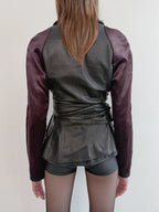 Haider Ackermann Leather Kimono Jacket