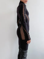 Mugler Long Sleeve Seamless Dress