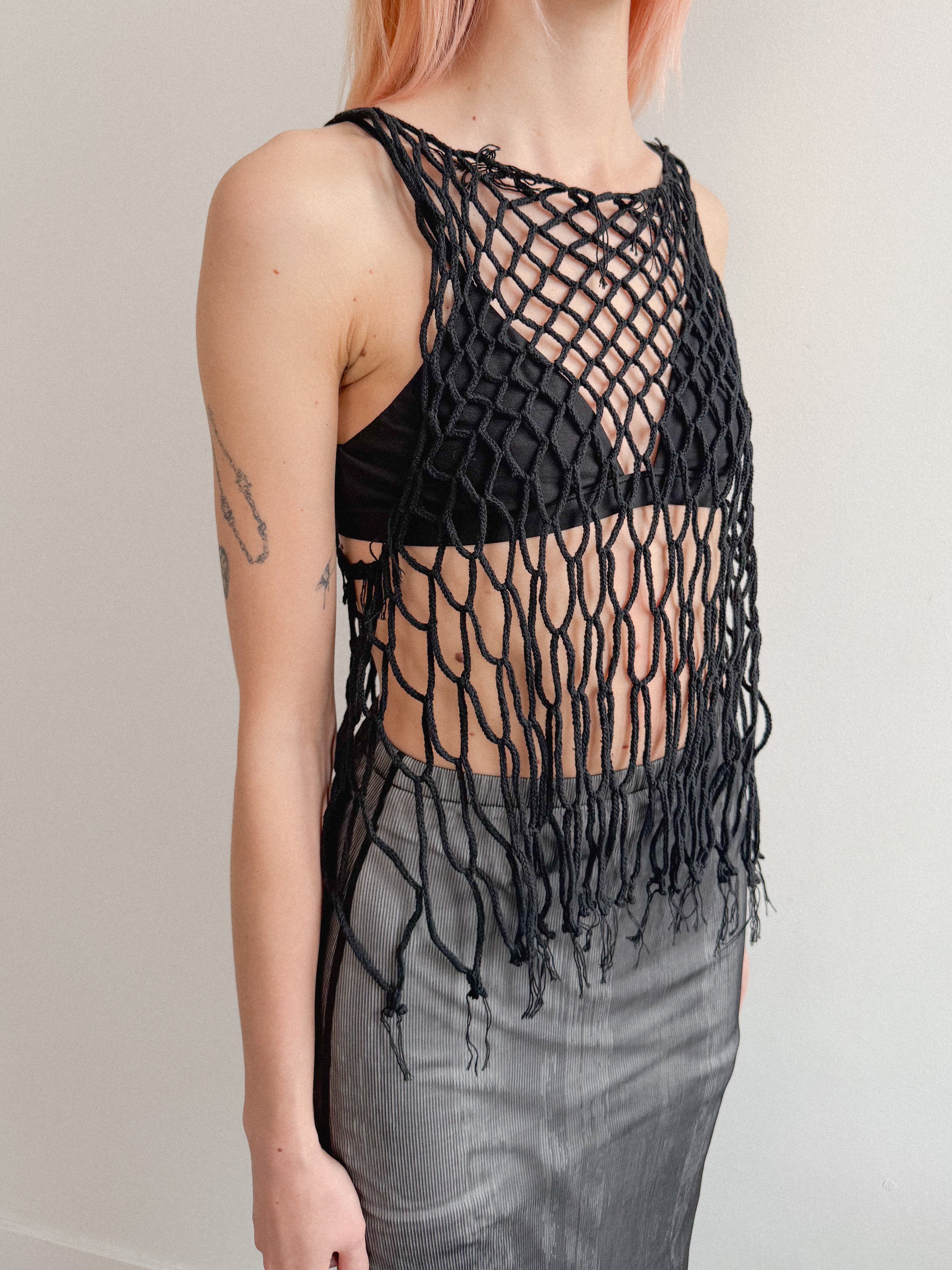 MM6 Maison Margiela Mesh Knit Top