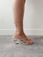 Cult Gaia Lace-Up Sandals