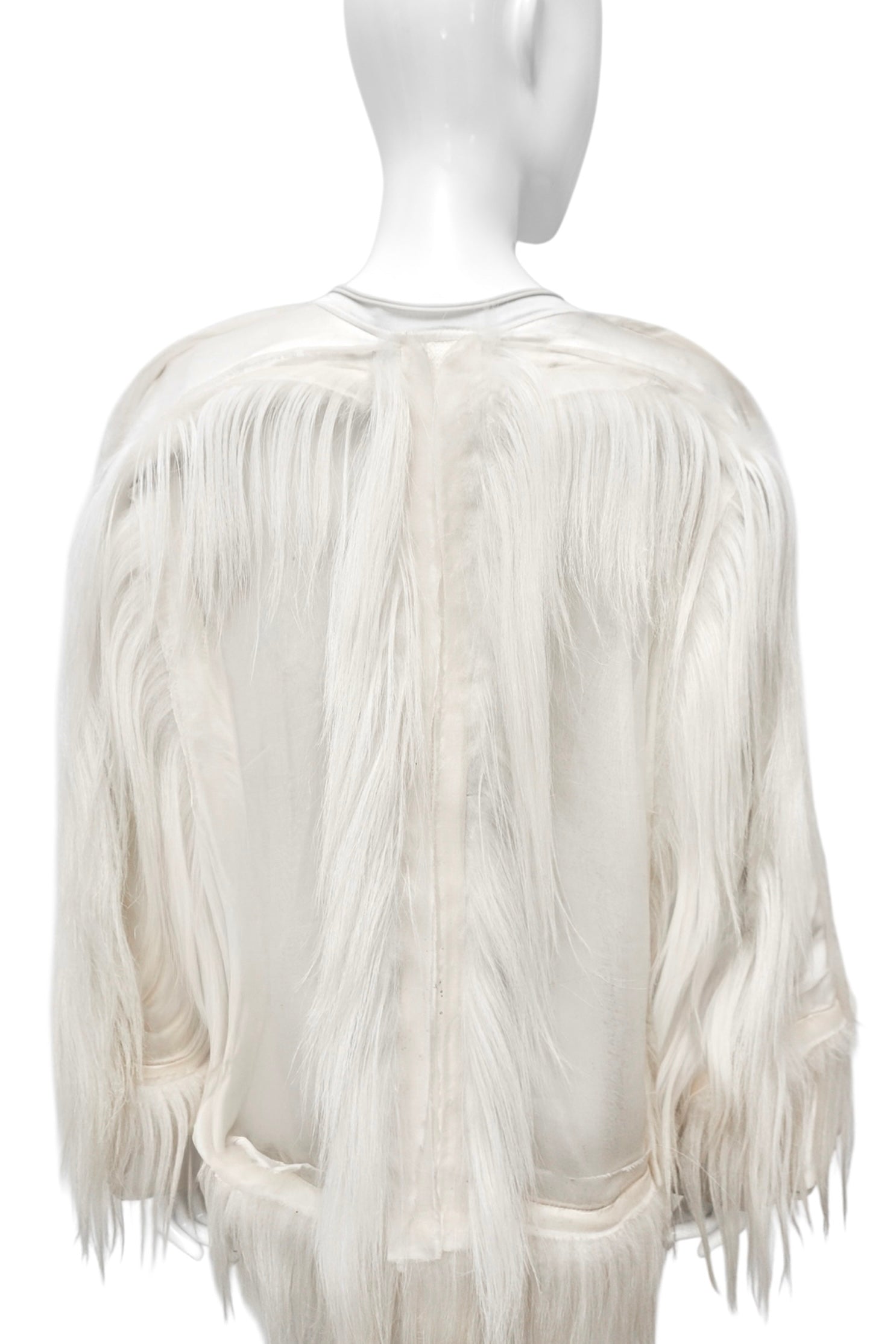 Di Liborio Fur-Trim Sheer Jacket