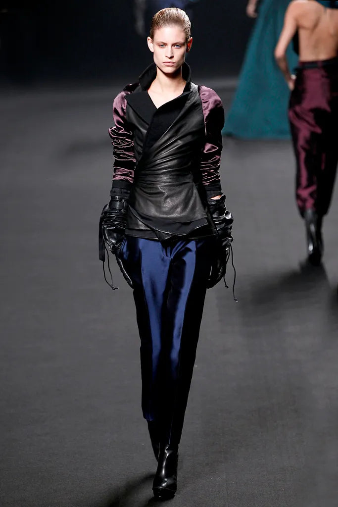 Haider Ackermann Leather Kimono Jacket