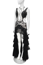 Alexander McQueen Lace Cut Out Dress